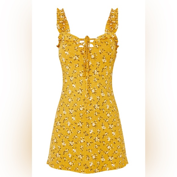 *SOLD* PRETTYLITTLETHING - Floral Print Dress (size US 4) - Picture 7 of 10